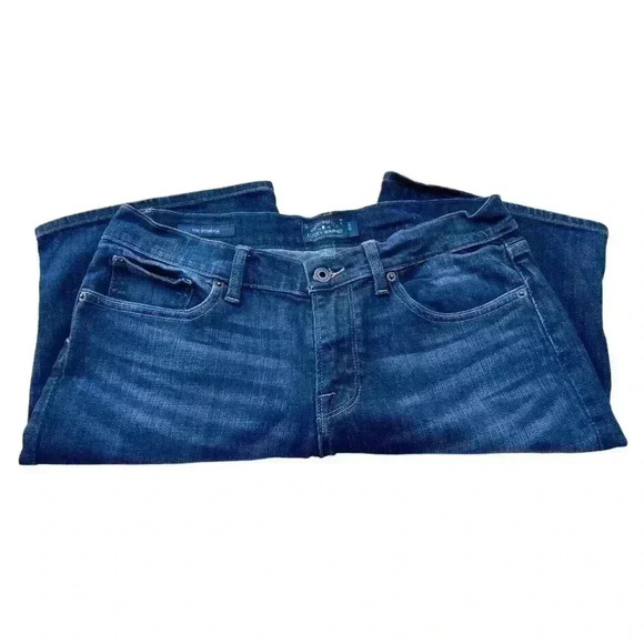 Women’s Lucky Brand Dark Wash Bermuda Stretch Shorts• Size 12/31•Preowned• - Picture 4 of 9